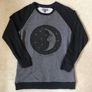Kendall & Kylie PacSun ‘La Luna’ Moon Graphic Crewneck Sweatshirt Size XS